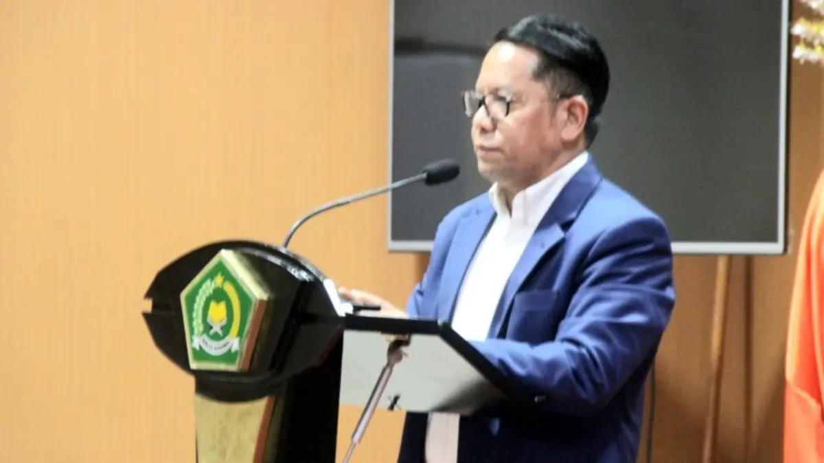 Sekretaris Jenderal Kemenag Kamaruddin Amin bicara pelantika PPPK Kemenag