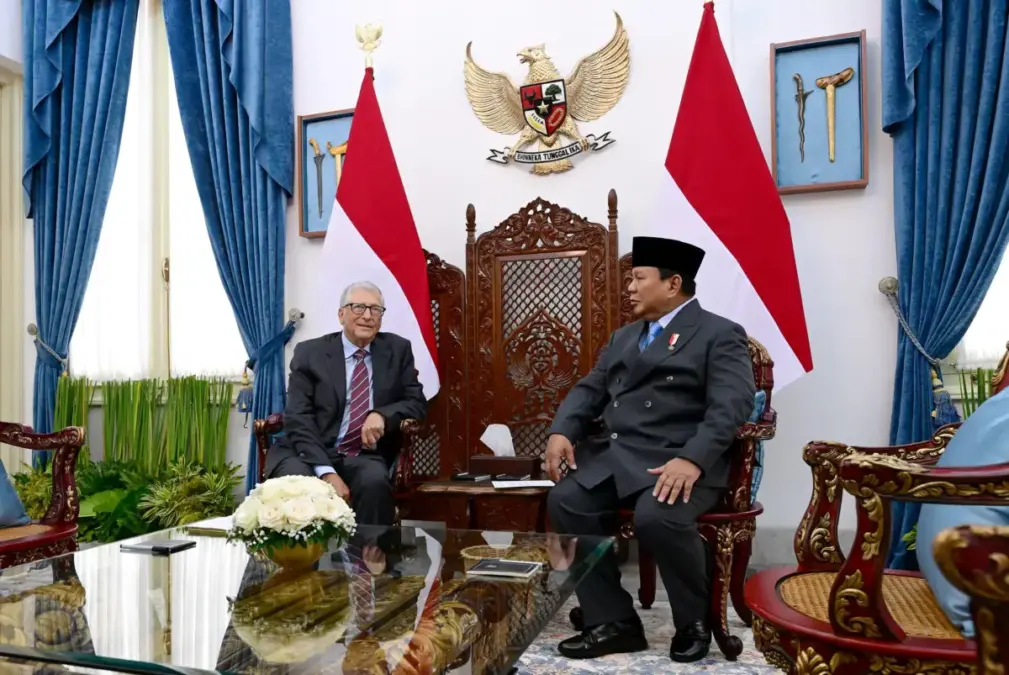 Presiden Prabowo Subianto dan Bill Gates