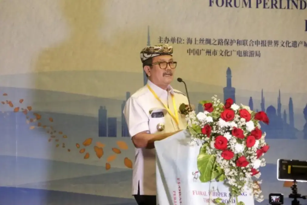 Bupati Cirebon Drs. H. Imron, MAg. hadiri Forum Perlindungan Warisan Jalur Sutra Maritim