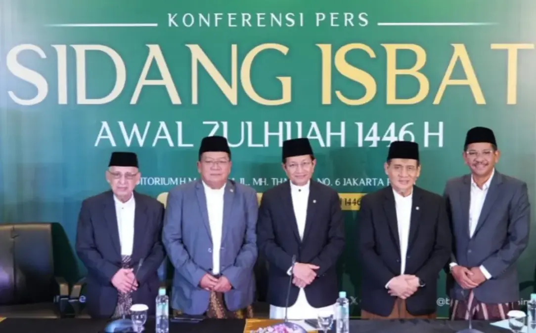 Sidang isbat kemenag menentukan awal Zulhijah 1446 Hijriah